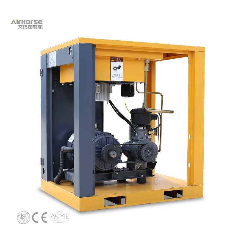 Industrial Equipment Belt Driven screw air compressor with Energy Saving