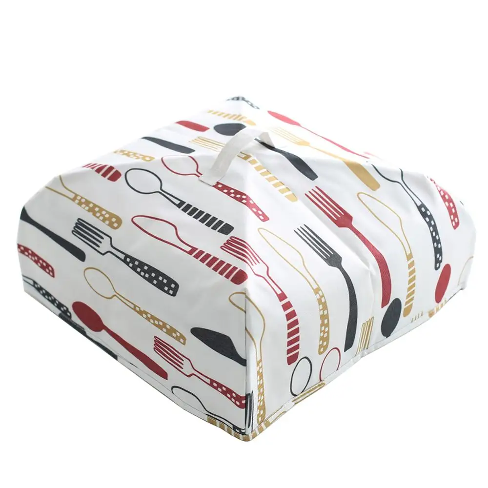 Large new Japanese and Korean Oxford cloth aluminum foil insulation food cover kitchen dish cover