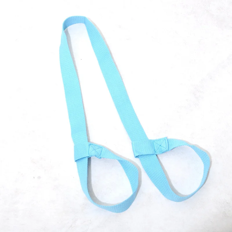 Non-Slip Portable Exercise Cotton Yoga Mat Carry Strap Belt with Private Label