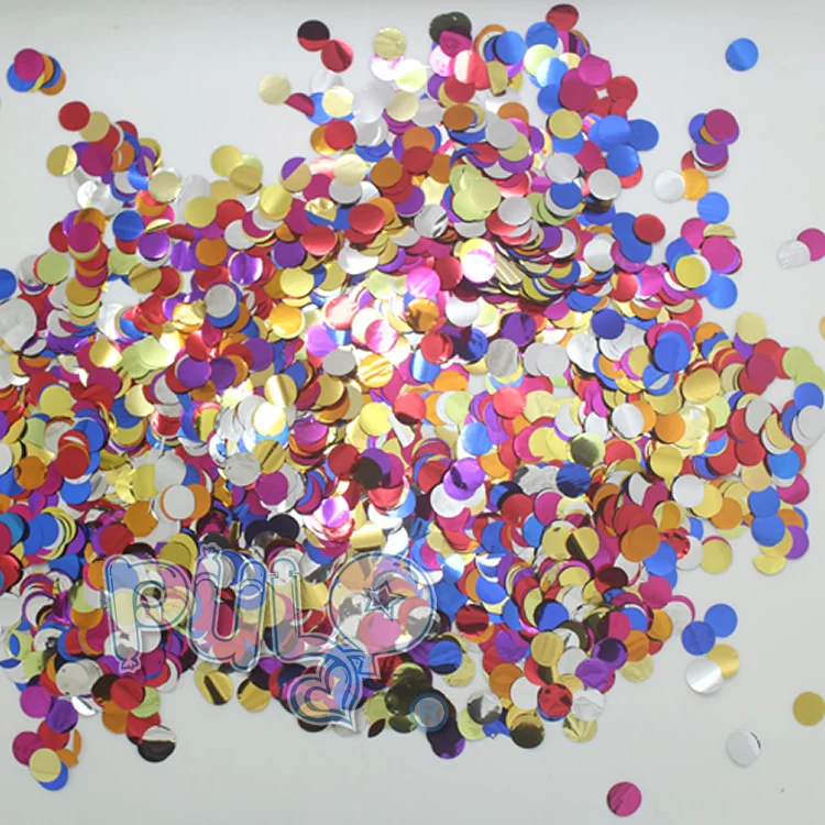 15g Per Pack 1cm Round Metallic  Balloons  Confetti For Party Decoration