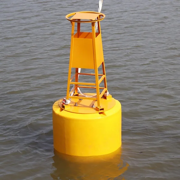 High Visibility Marine Customized IALA PLASTIC floating warning lantern marker light navigation buoy