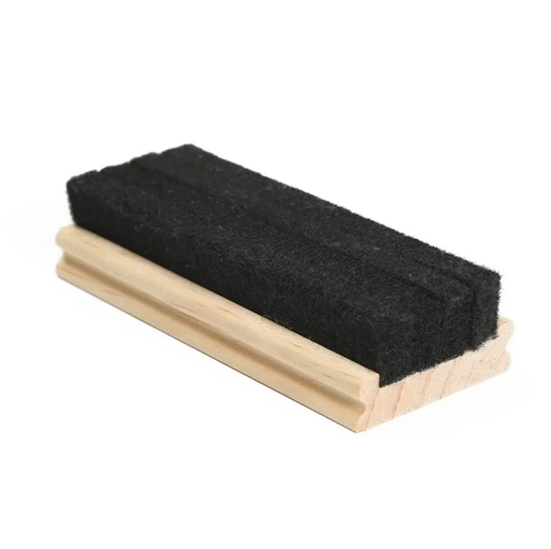 Wholesales simple classroom cleaning chalk eraser thickened black felt Blackboard Eraser