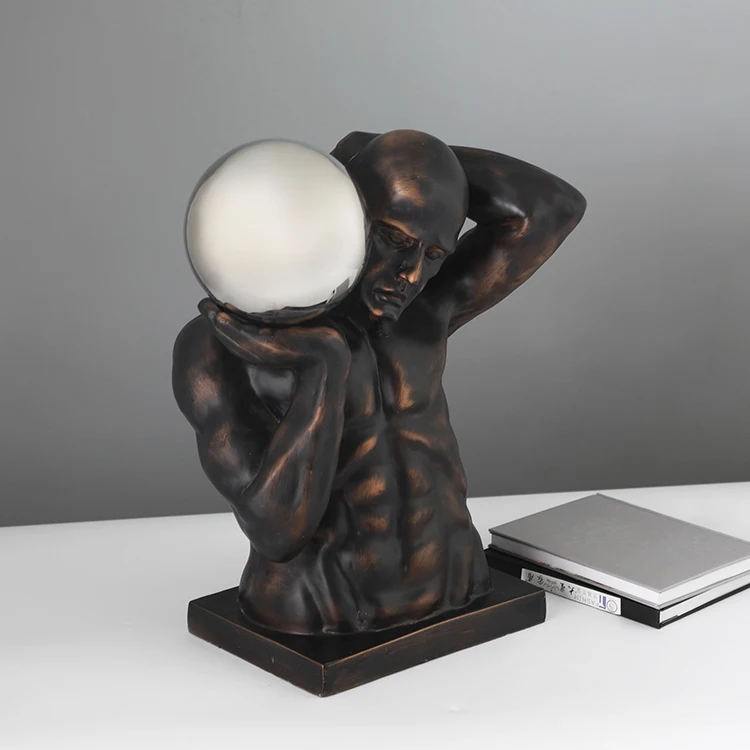 Handmade art modern large sculpture metal stainless steel craft decor figure human sculpture