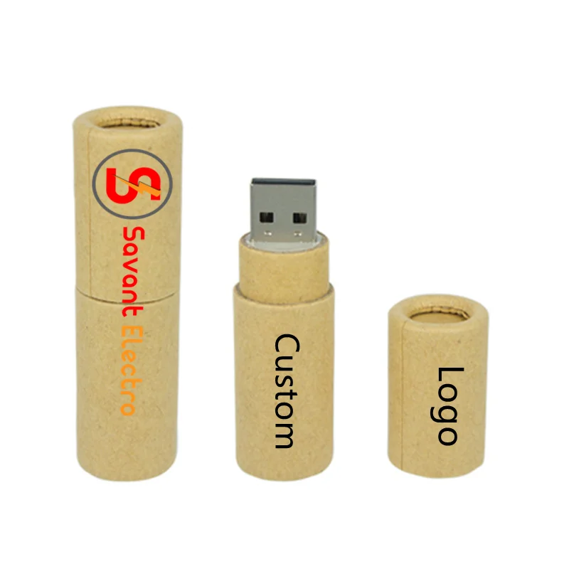 Custom logo Recycle USB Memory Stick Eco-friendly Gift U disk Paper Material Pendrive Personalized usb flash drive 3.0 16gb