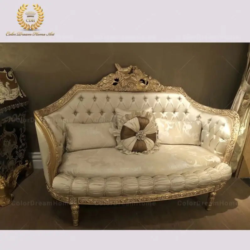 2017 Bestseller Handmade Solid Wood Living Room Sofas Carving  Sofa
