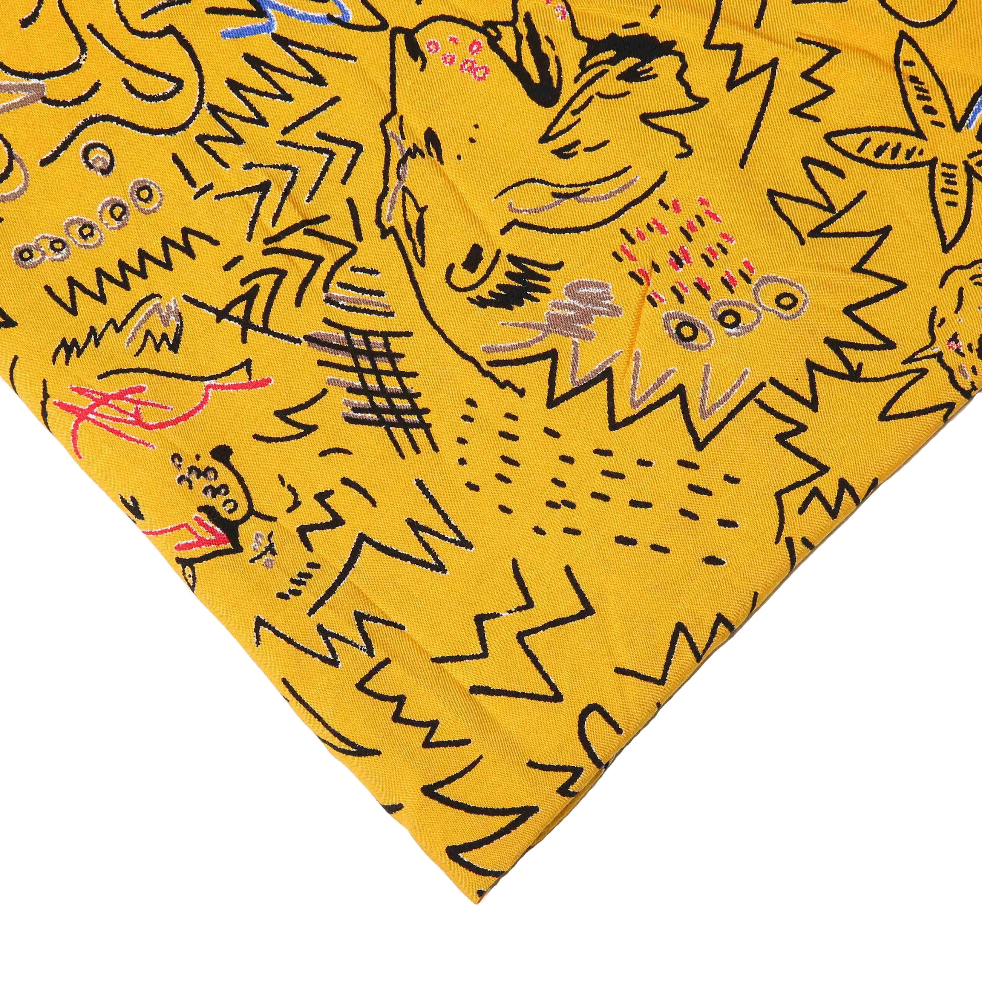 Прямая поставка с фабрики индивидуальный дизайн 100% вискозная ткань женская летняя юбка дышащая мягкая тонкая