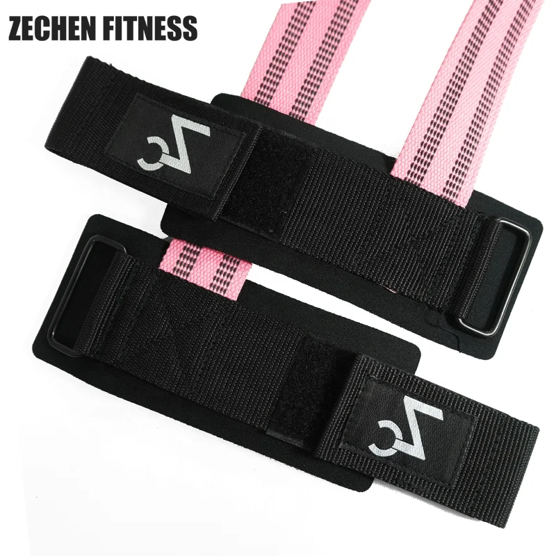 Non slip wraps weight lifting straps strength training custom-lifting-straps pull-ups power Lifting strips with wrist protect
