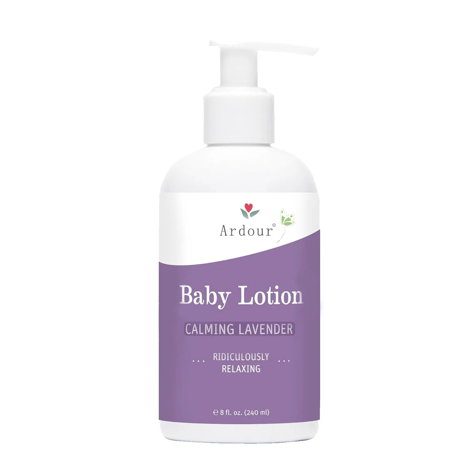 Calming Lavender Baby Lotion for Dry Skin Calendula Cream for Newborn Skin Care Organic Moisturizer for Children with Aloe Juice