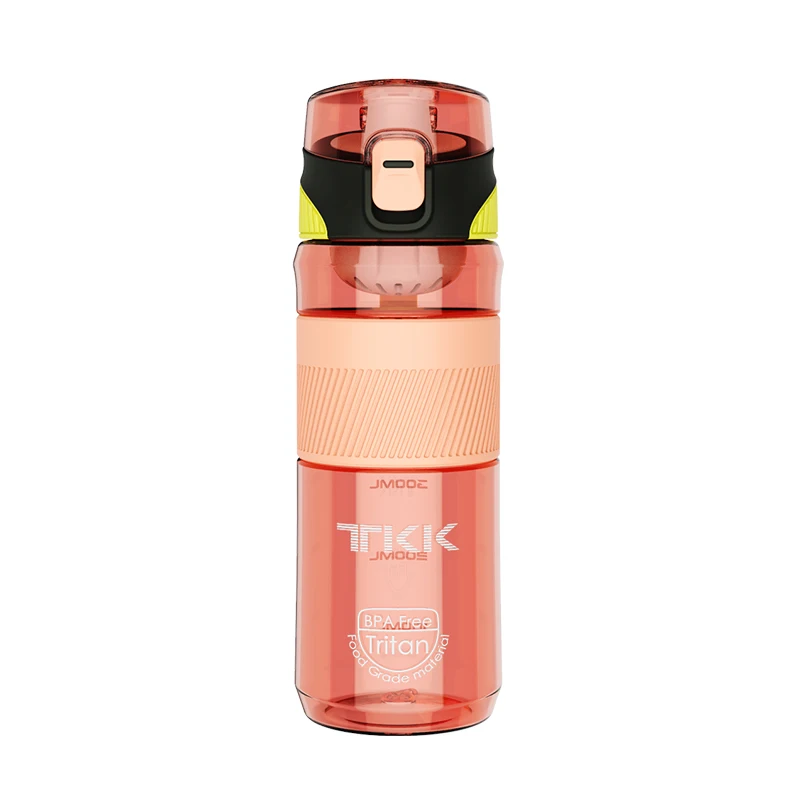 Customized 500ml trendy leak-proof tritan adult bicycle water bottle with brand logo