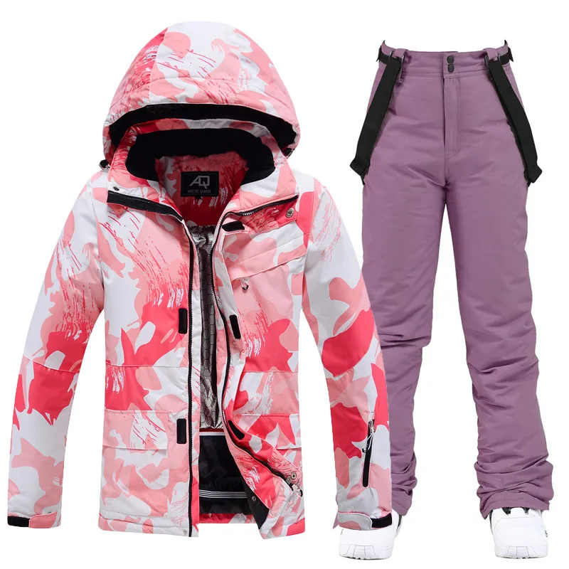 Topgear fashion customized women customization skiwear waterproof windproof thermal suit