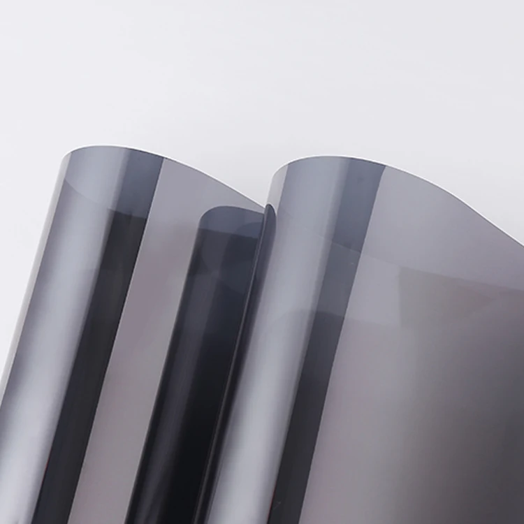 17.7'X78.7' Black Static Thermal Insulation Glass Sun Control Building Film