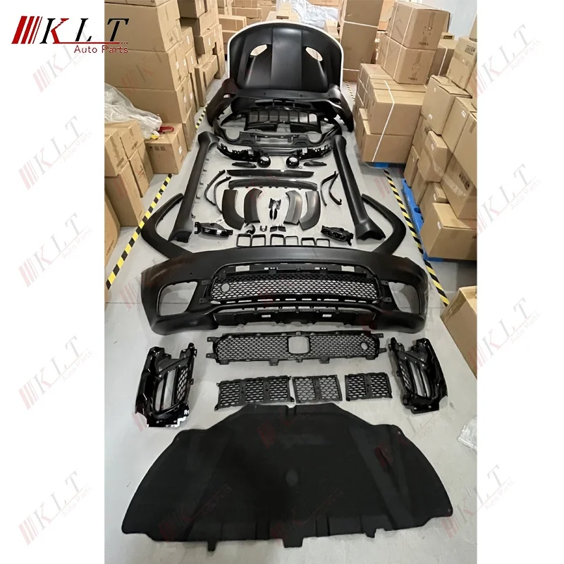 KLT factory price Facelift for 2016-2020 Year JP Upgrade SRT8 Style PP Front Rear Bumper Hood Fender Car Body Kit