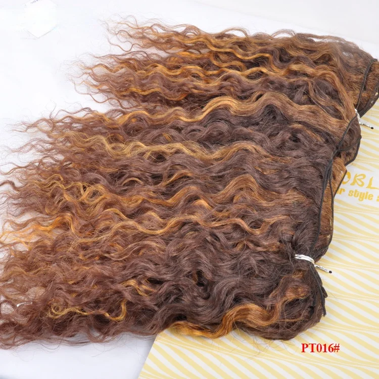 European and American Cross-border Miss Africa Fashion Wig Chemical Fiber Spring Hair Weave Fluffy Long Curly Hair