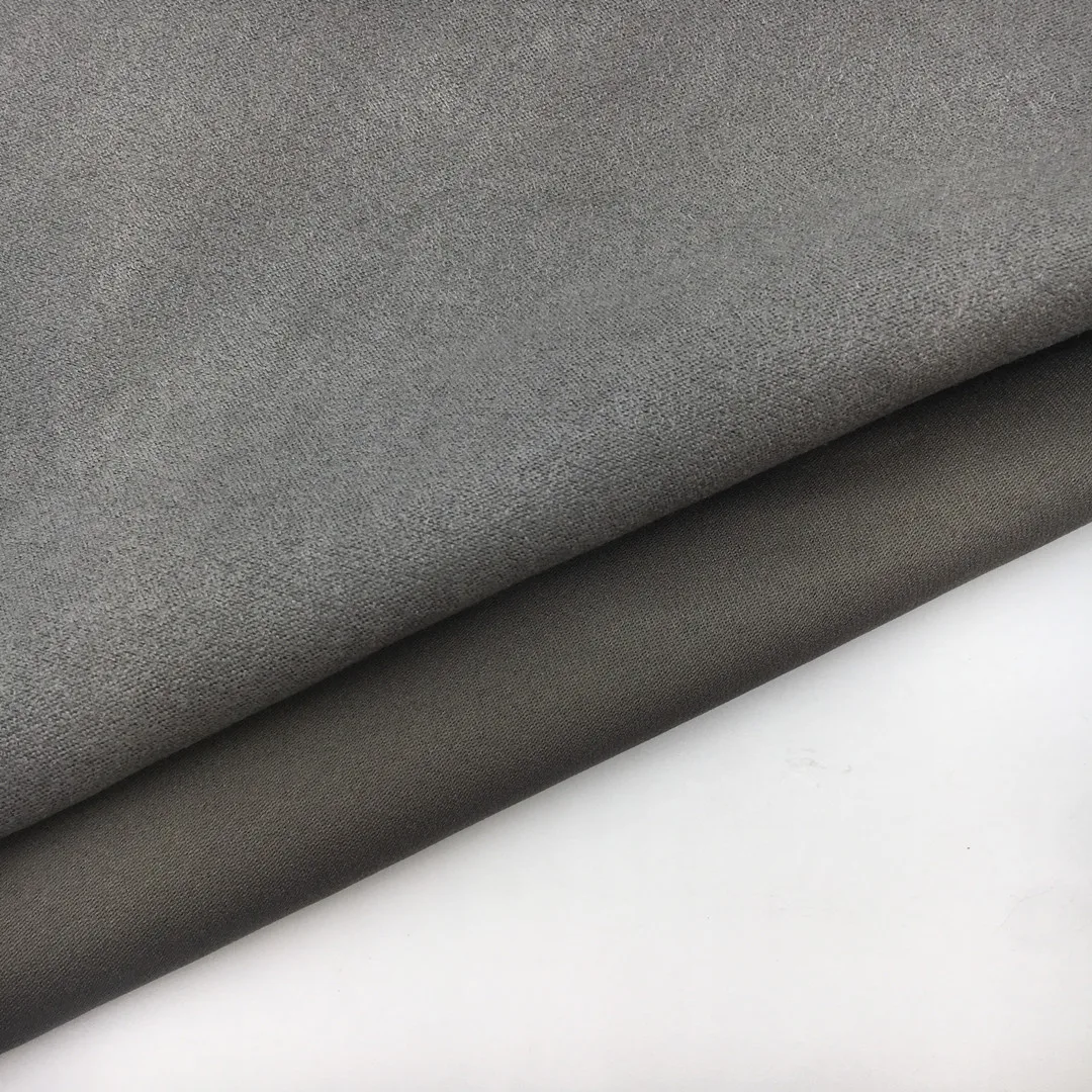 Hot Sale 165 Colors 100% Polyester Thin Microfiber Suede Fabric for Bag Shoes