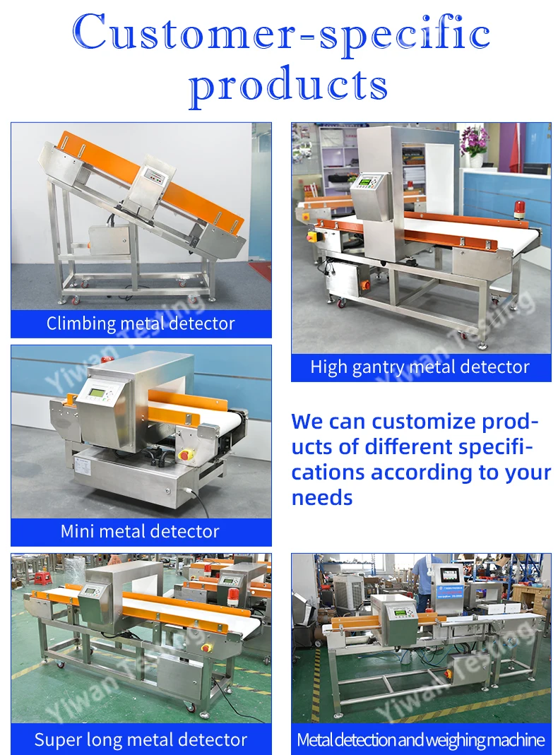 Wholesale 304SUS High Precision Food  Metal Detector Made in china