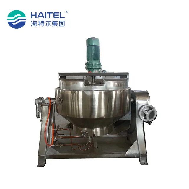 Electric oil sugar high boiler hard candy cooker syrup cooking pot for food factories
