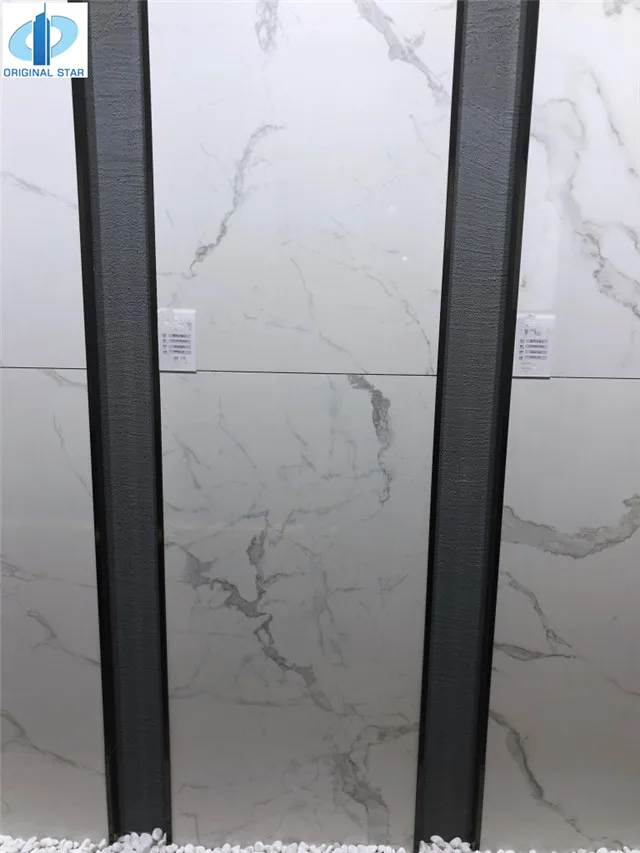 Полированная фарфоровая плитка Foshan, серая глазурованная керамическая плитка для гостиной, ванной, размер 60x120 см