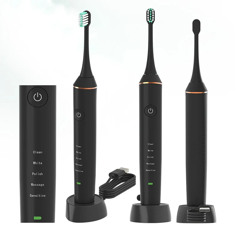 Wholesale Sonic Electric Led Toothbrush Timer Function Gift Children Kids Toothbrush Electric With 4 Replacement Heads