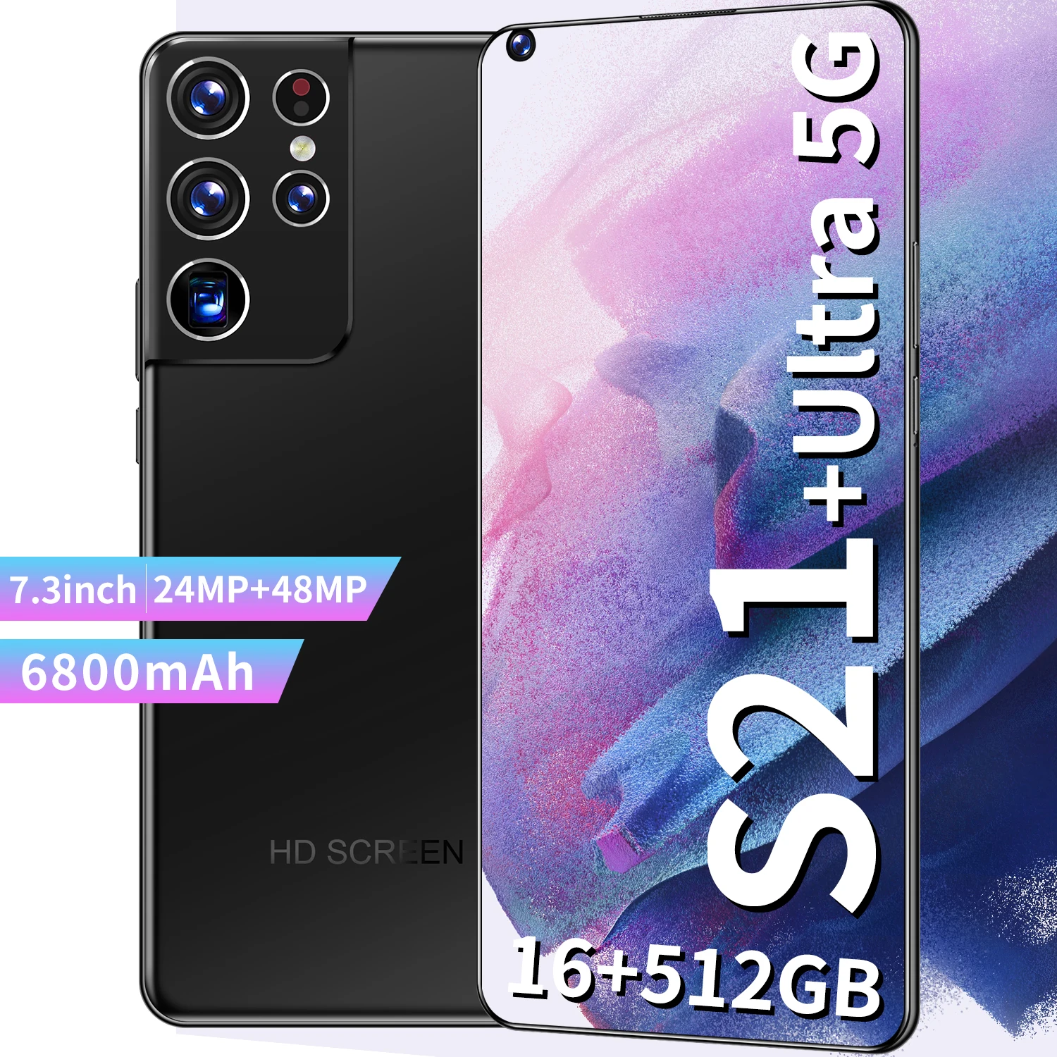 S21 ULTRA original 16gb+512gb 16MP+32MP face unlock full Display Android 10.0 Cell Phone Smart Mobile Phone