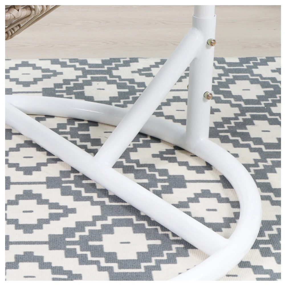 modern luxury hanging chair supplier rope outdoor hanging chair with stand egg outdoor chairs