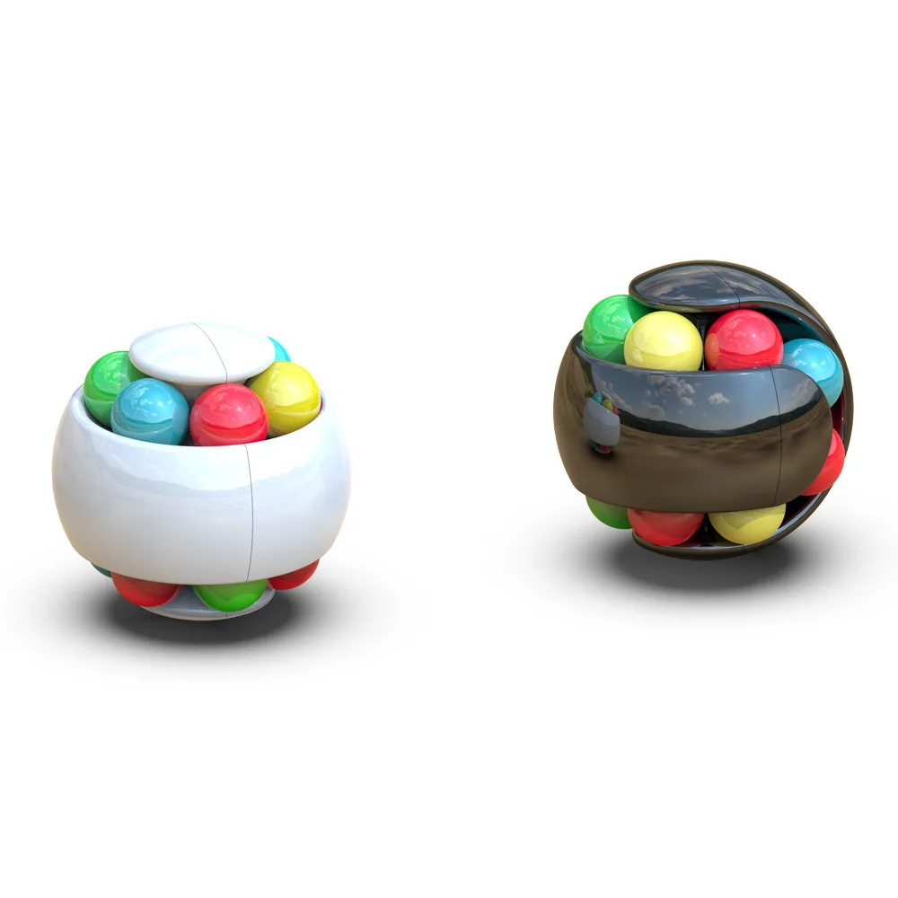 Newest Rotating Magic Bean Decompression Small Beads Fidget Spinner For Baby Kids Puzzle Educational Toy