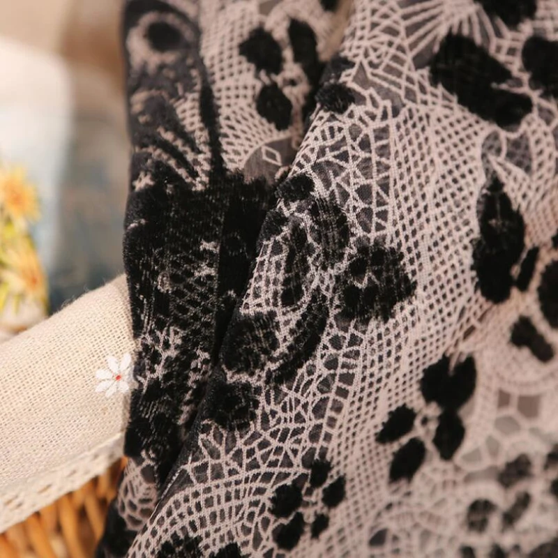 China supplier shiny lurex burn out flower dots fabric for women dress