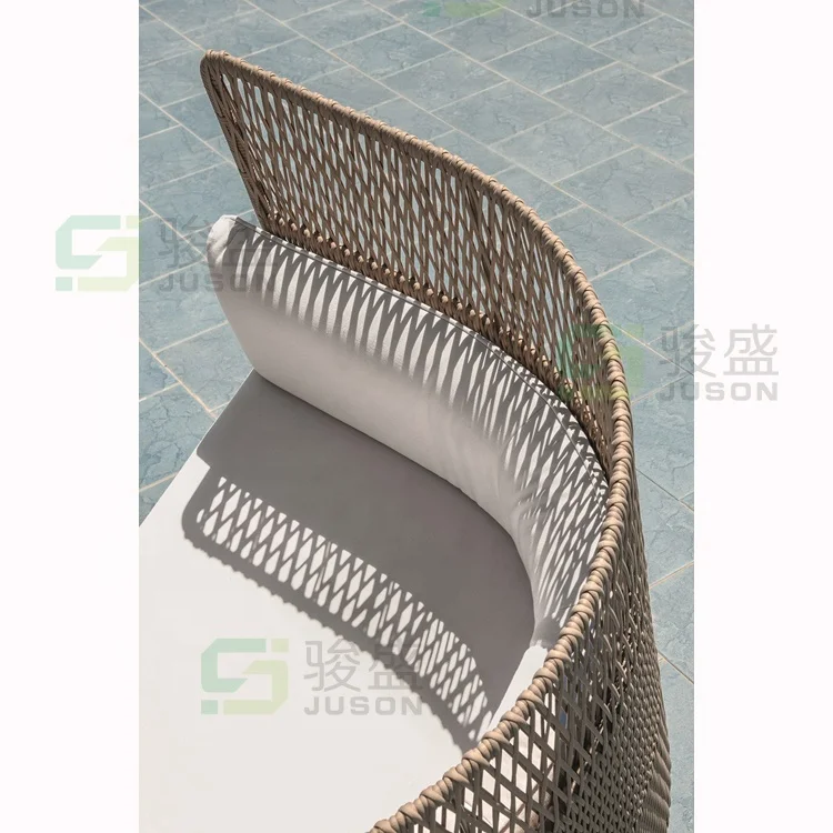 royal patio garden set beach chaise lounge outdoor wicker rattan hotel sofa