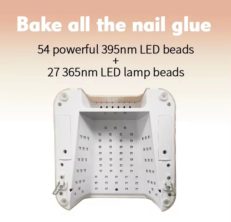 IBelieve Trending Products 2024 New Arrivals Professional 80W Cordless Quick Dry UV Led Lamp Rechargeable Nail Curing Lamp