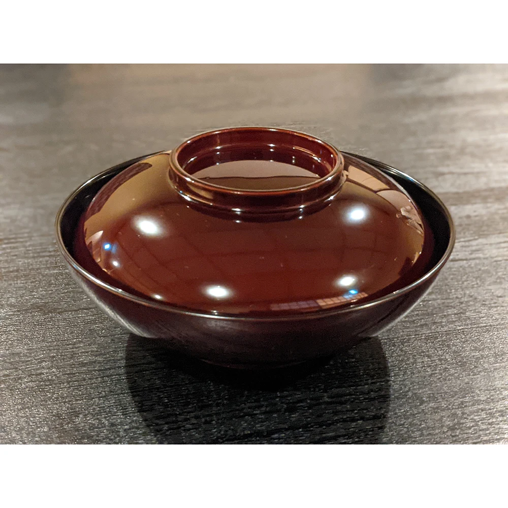 Nishimura Kisshodo Wooden Decorative Salad Bowl With A Lacquer Coating