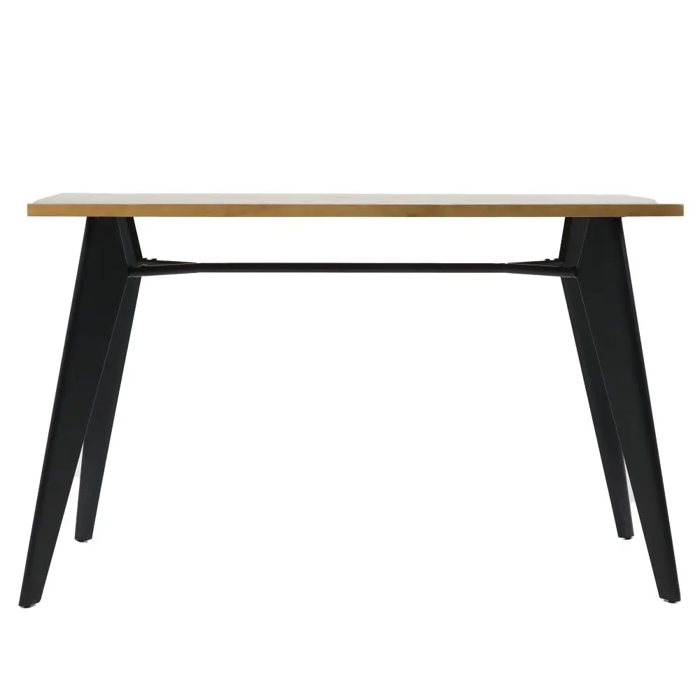 Factory wholesale China Wholesale Modern Coffee Restaurant Hotel Furniture Wood Metal Solid Top Home Dining Table