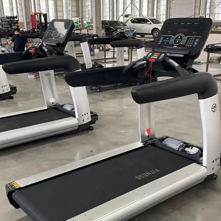 Luxury LCD Screen Motorized Running Treadmill Machine Fitness Exercise Electric Gym Commercial Treadmills