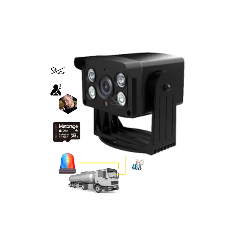 Driver smoke monitor system with recording 4G GPS real-time tracking for Mining truck forklift fleet safety