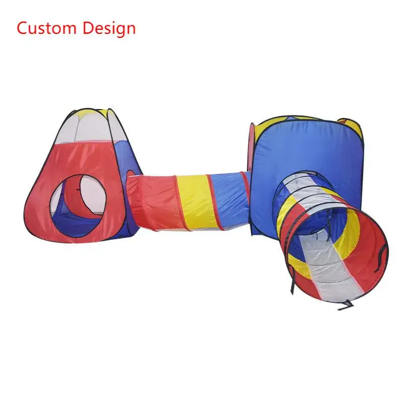 High Quality Kids Tunnel Toys Foldable Amusement Tunnel Crawling Kids Play Tunnel