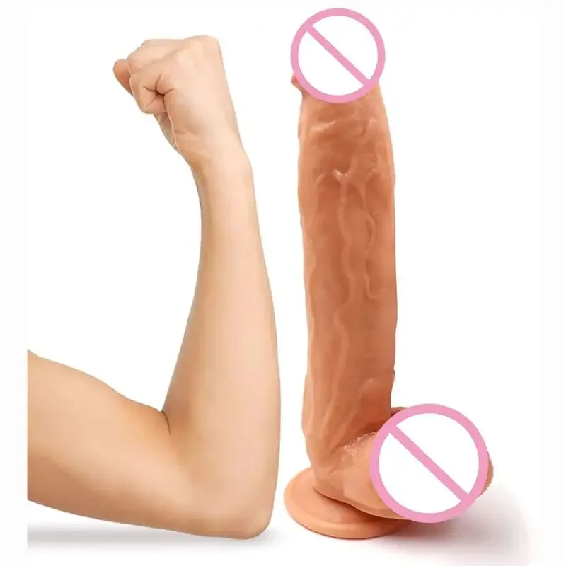 Strong Silicone Suction Cup Dildo Sex Masturbator Toys Huge Dildos for Women