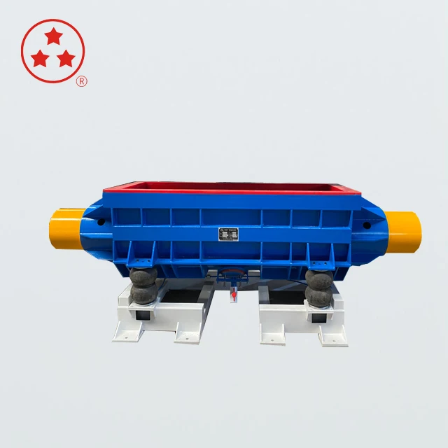 Huzhou Xingxing 680L Vibratory Tumbler Tub Shape Tumbling Machine For Grinding Vibratory Finishing Machine