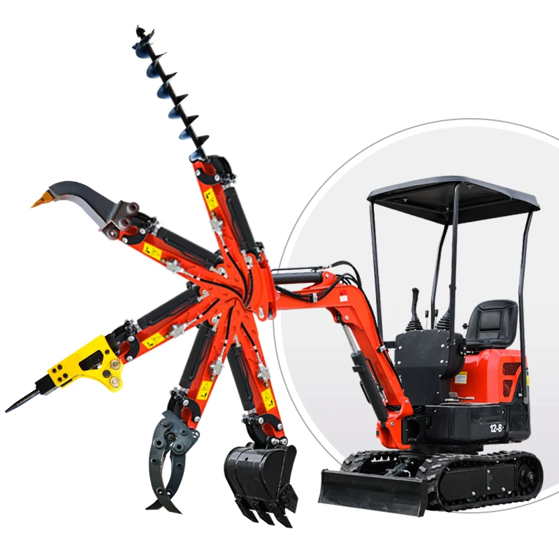 Бесплатная доставка, Китай, Новый мини-экскаватор, 1000 кг, гидравлический мини-экскаватор 1, 2 3,5, 3 тонны, цены на продажу с EPA/CE/E