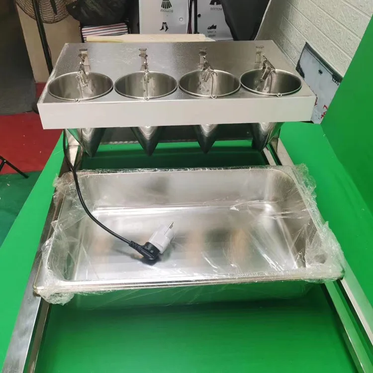 Automatic 4 Heads Boba Making Machine Agar Konjac Boba Machine Crystal Konjac Pearl Jelly Beans Making Machine