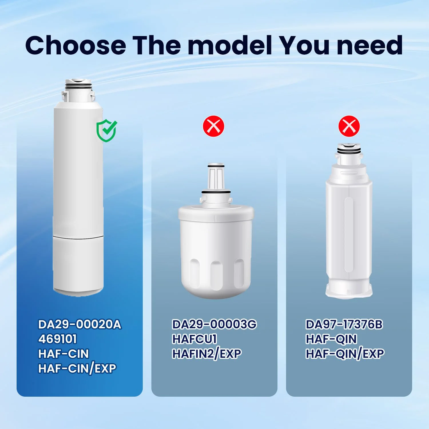 DA29-00020B Refrigerator Water Filter HAF-CIN/EXP RF28HFEDBSR RF263BEAESR RF4287HARS RF4267HARS DA97-08006A