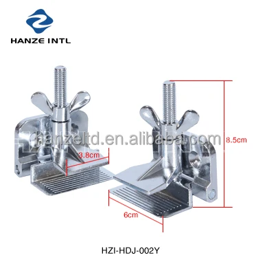 hinge clamps for silk screen printing