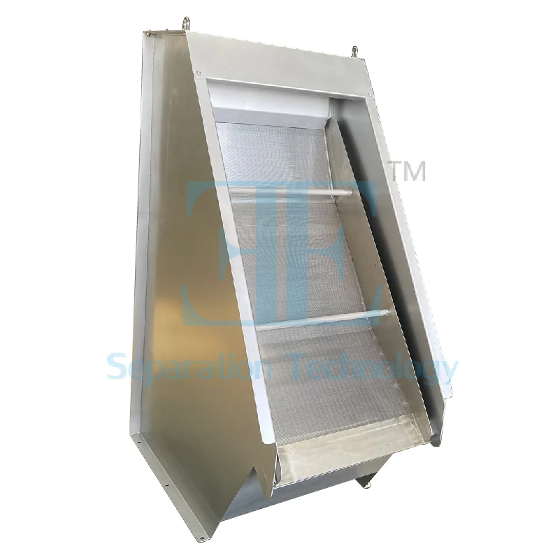 SS Removal Reliable Performance Screen Separator Machine Water Sieve Filter Static Screen