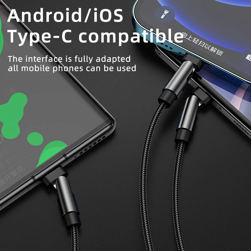 2022 high-speed data transmission universal USB 3.1 connector 3.3ft 5A USB Fast Charging Cable PD QC4.0 for laptop mobile phone