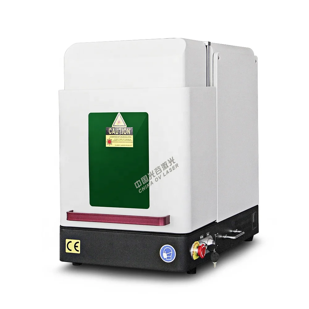 OV LASER FACTORY 30w 50w 60w 80w 100w  fiber laser marking machine /fibre laser engraving machine/ mini jewelry laser marker