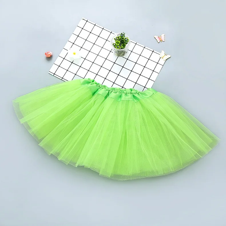 Little Girls Light Up Tutu Skirt Neon Colorful Luminous Party Dance Dress