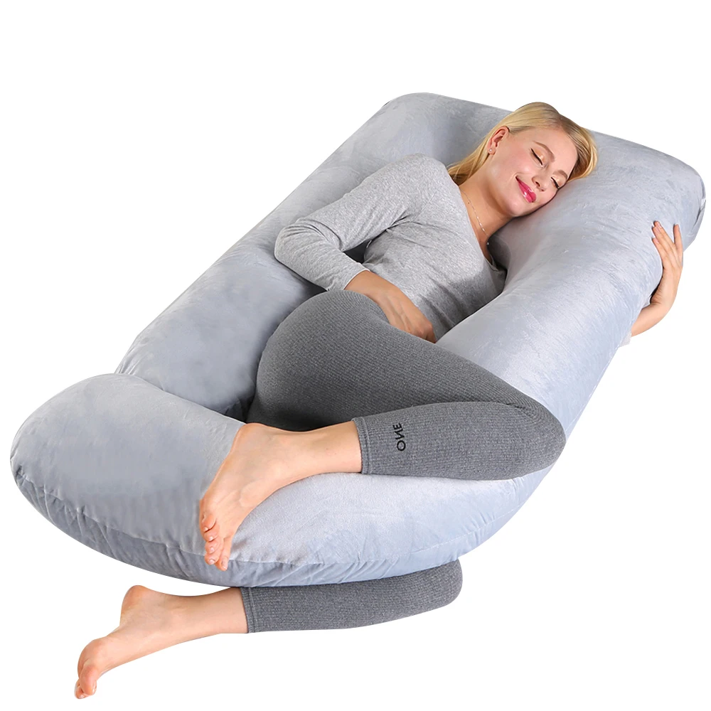 Wholesale Best U-Shaped Cover Maternity Nursing Full Body Pregnancy Pillow For Pregnant Women Sleeping Leg Support