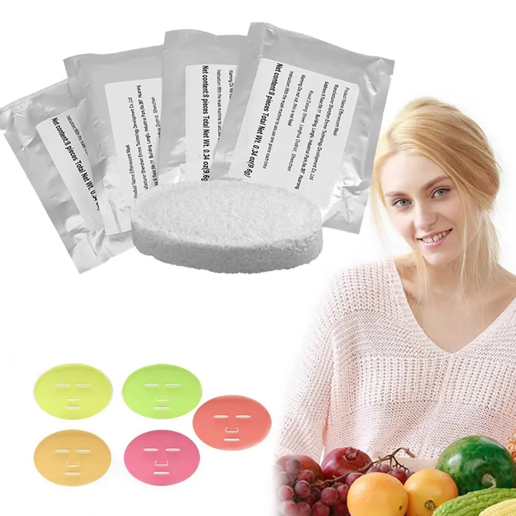 
CVB-848 Electrical Automatic FruitMask Machine DIY Natural Fruit Vegetable Milk FacialMask Maker With 32 pcs Collagen Tablet 