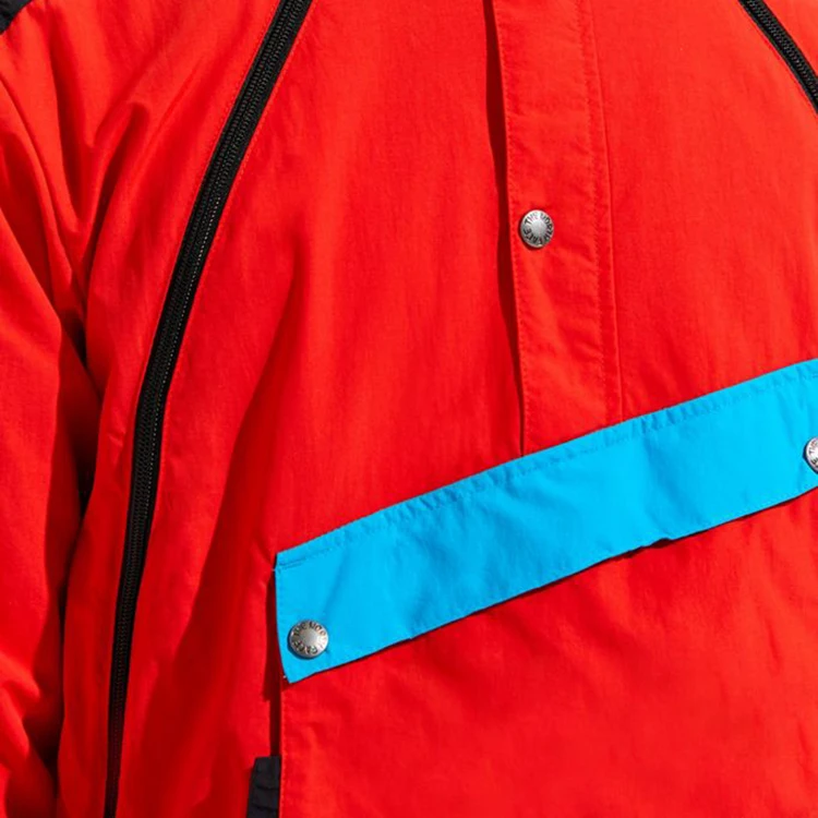 Latest fashional models mens OEM clothing tracksuit patchwork wind suit patchwork jumpsuits for men