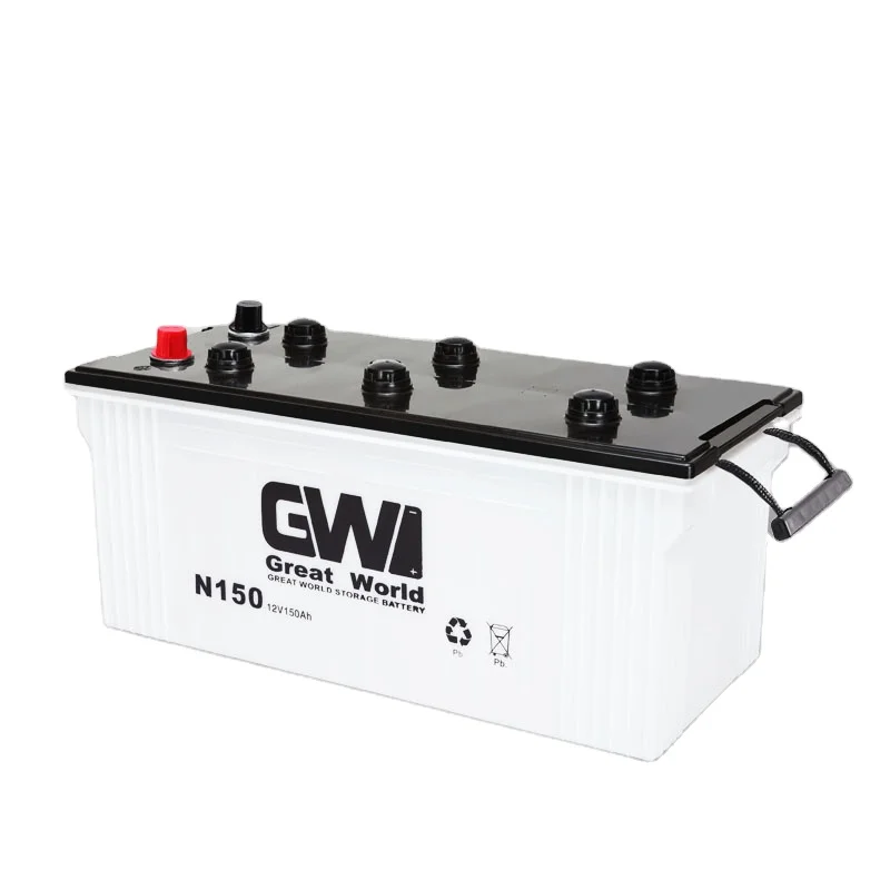 High quality Korean style N100 Japanese standard dry charged OEM 12v 100AH  lead acid car battery wholesale