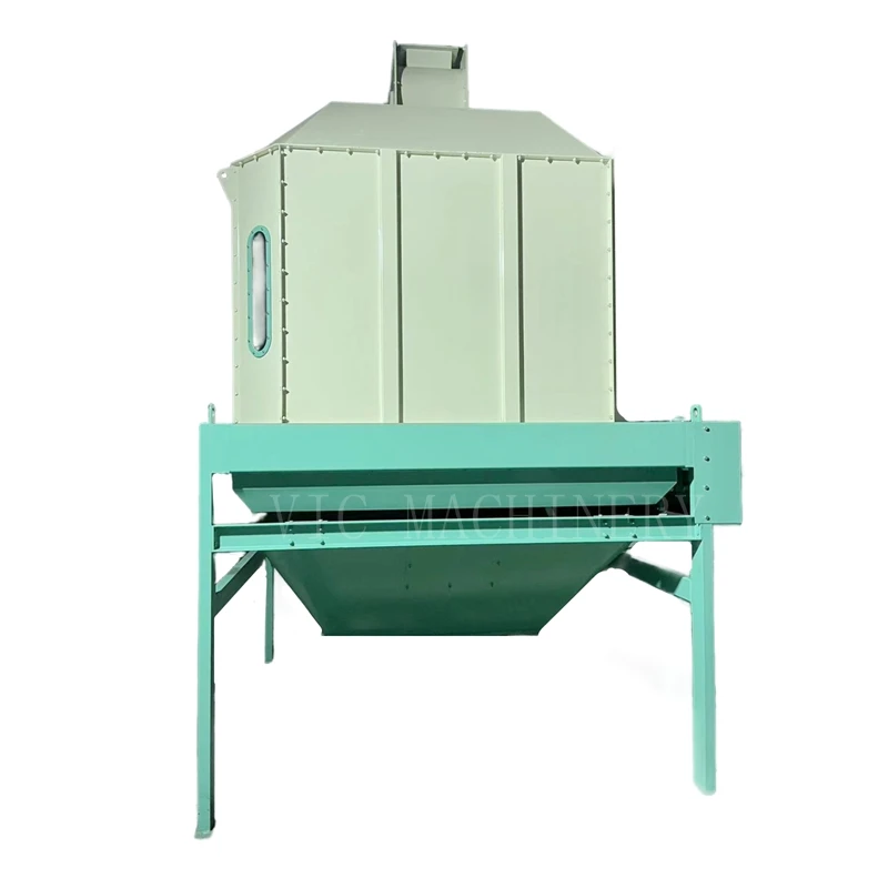 150T/Day  Flip-plate counter-flow cooling machine pellet counterflow cooler for wood pelelts and feed pellets