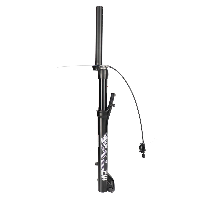 Mountain Bike Air Fork Front Fork Bicycle Shock Absorber Tube Bike Fork Remote Control 27.5 29 32mm Suspension  MTB  Forks