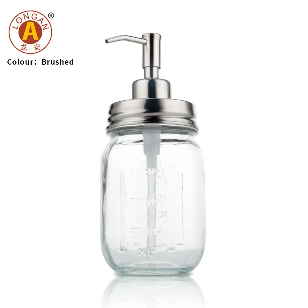 Colored Black Straw Lids Mason Jar Lid 500Ml Glass Mason Jars Storage Jars Frosted With Lids Logo